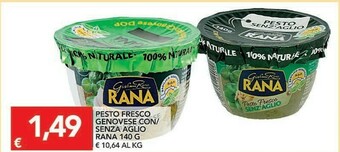 TuoDi Rana Giovanni - Pesto Fresco Di Radicchio 140 G(ml) offerta
