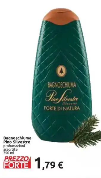 Carrefour Bagnoschiuma Pino Silvestre 750 ml offerta