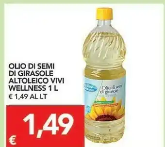 TuoDi Vivi wellness Olio Di Semi Di Girasole Altoleico 1 L offerta