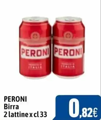 C+C Cash and Carry Peroni Birra 2 lattine x 33 cl offerta