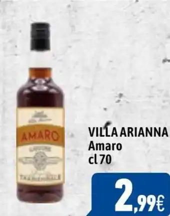 C+C Cash and Carry Villa Arianna Amaro 70 cl offerta
