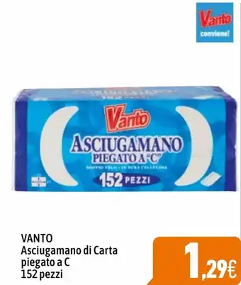 C+C Cash and Carry Vanto Asciugamano di Carta piegato a C 152 pezzi offerta