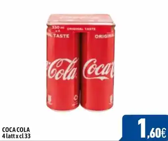 C+C Cash and Carry Coca Cola 4 latt x 33 cl offerta