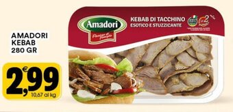 Gecop Amadori Kebab 280 gr offerta