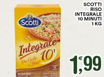 Gecop Scotti Riso Integrale 10 minuti 1 kg offerta