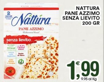 Gecop Nattura Pane Azzimo senza lievito 200 gr offerta