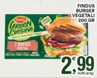 Gecop Findus Burger Vegetali 200 gr offerta