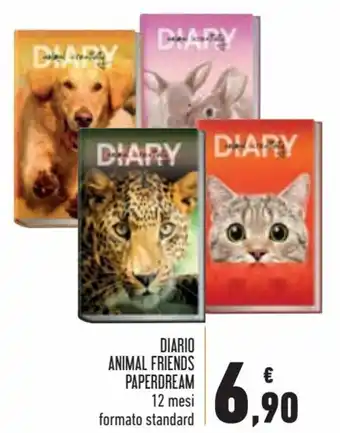 Conad Superstore Diario Animal Friends Paperdream 12 mesi offerta