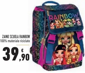 Conad Superstore Zaino Scuola Rainbox offerta