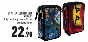 Astuccio 3 Cerniere Lego Ninjago