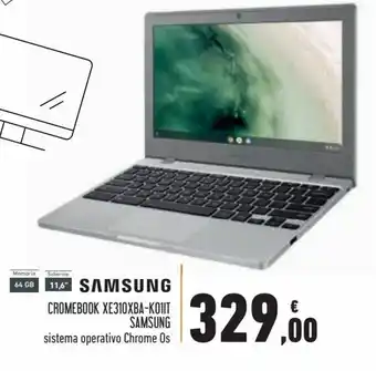 Conad Superstore Samsung Cromebook XE310XBA-K01IT offerta