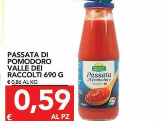 TuoDi Passata di pomodoro valle dei raccolti 690 g offerta