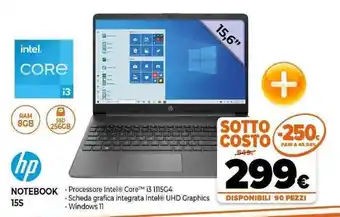 Expert hp Notebook 15S offerta