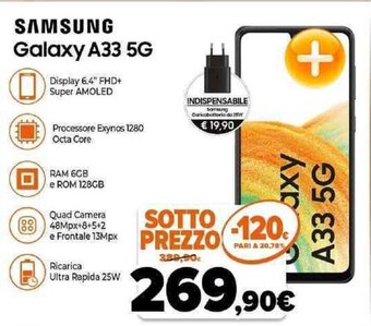 Expert Samsung Galaxy A33 5G offerta