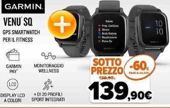 Expert Garmin Venu SQ offerta