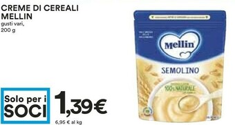 Coop Mellin Alimentazione neonato offerta