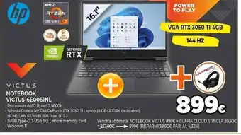 Expert hp Notebook VICTUS16E0061NL offerta