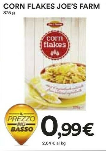 Coop Joe's farm Corn flakes offerta