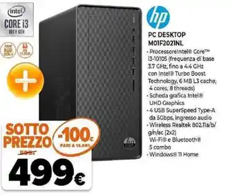 Expert hp PC Desktop M01F2021NL offerta