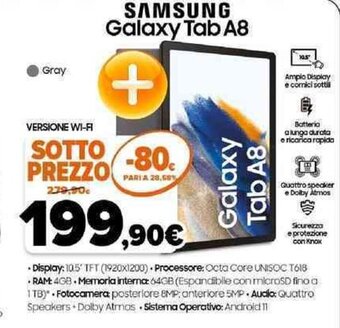 Expert Samsung Galaxy Tab A8 offerta