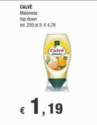Crai Calvè Maionese Top Down offerta