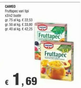 Crai Cameo Fruttapec 2:1 75 G(ml) offerta