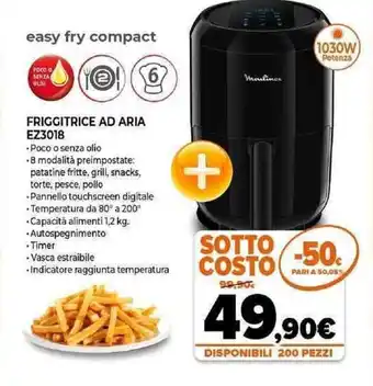 Expert Friggitrice Ad Aria EZ3018 offerta