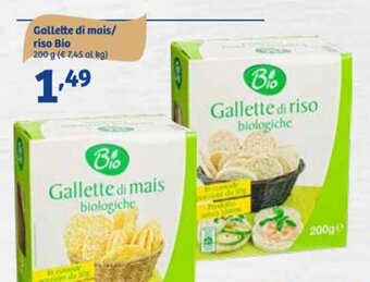 In'S Mercato Gallette di mais/riso Bio 200 g offerta