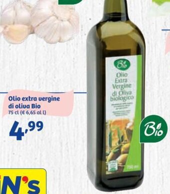 Olio extra vergine di oliva Bio 75 cl