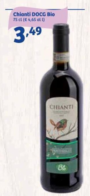 In'S Mercato Chianti DOCG Bio 75 cl offerta
