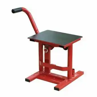 Homcom cavalletto solleva moto con altezza regolabile in acciaio