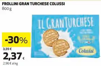 Ipercoop Frollini gran turchese colussi offerta