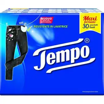 La Saponeria Tempo fazzoletti classici 4 veli maxi formato 30 x 9 pezzi offerta