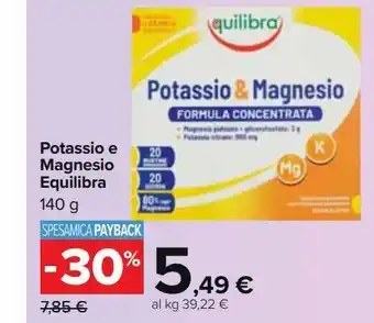 Carrefour Market Potassio e magnesio equilibra offerta