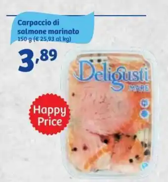 In'S Mercato Carpaccio di salmone marinato 150 g offerta