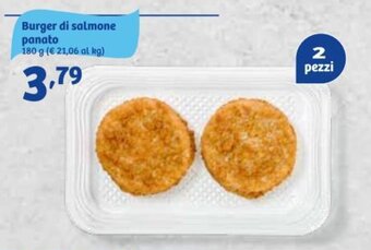 In'S Mercato Burger di salmone panato 180 g offerta