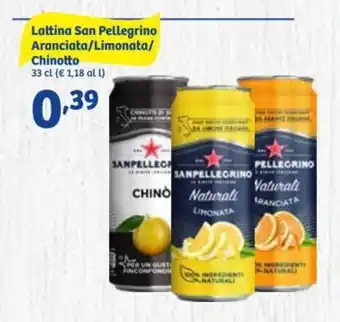 Lattina Sanpellegrino Aranciata/Limonata/Chinotto 33 cl