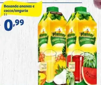 In'S Mercato Pfanner Bevanda ananas e cocco/anguria 1 l offerta
