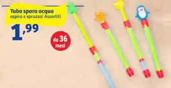 Tubo spara acqua