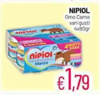 Franzy's Nipiol Omo Carne 4x80gr offerta