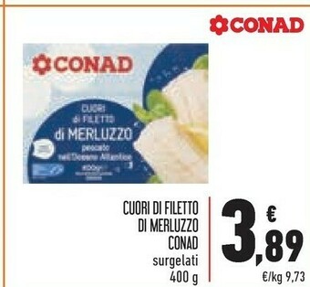 Conad Cuore Filetti di merluzzo offerta