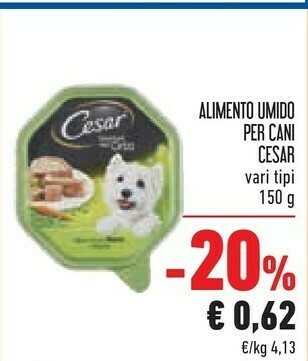 Cesar Alimento Umido Per Cani