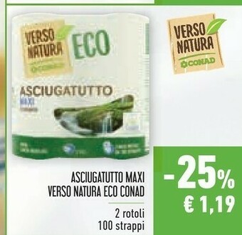 Conad Conad Asciugatutto Maxi Verso Natura Eco offerta