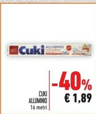 Conad Cuki Alluminio offerta