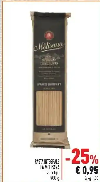 Conad La Molisana Radiatori N.73 Integrali 500 G(ml) offerta
