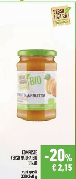 Conad Natura bio Marmellata offerta