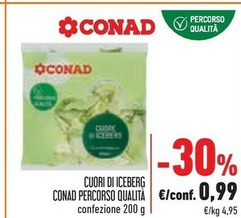 Conad Conad - Cuore Di Iceberg Percorso Qualità 200 G(ml) offerta