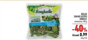 Conad Bonduelle Gran Mix Gustoso 100 G(ml) offerta