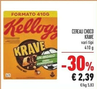 Conad Kelloggs Cereali offerta