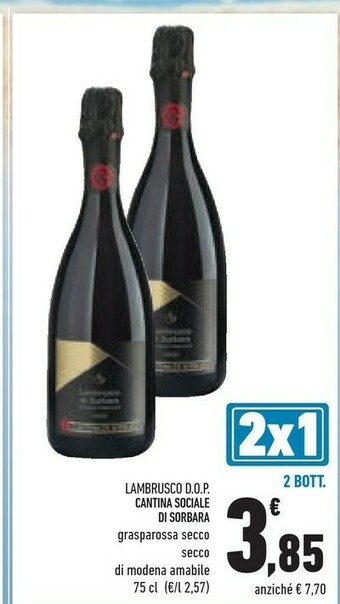Conad Sorbara Lambrusco offerta